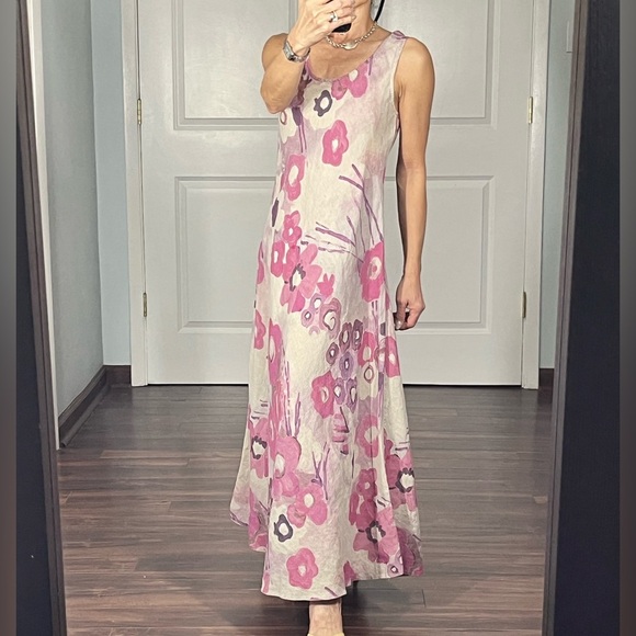 eco leinen Dresses & Skirts - Eco Leinen A line maxi dress size XS